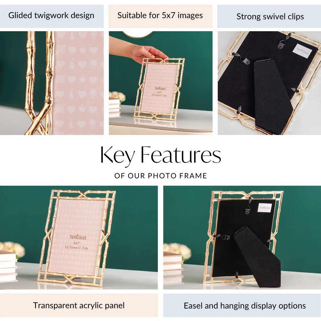 Large Gilded Picture Frame 13x18cm - Image 5