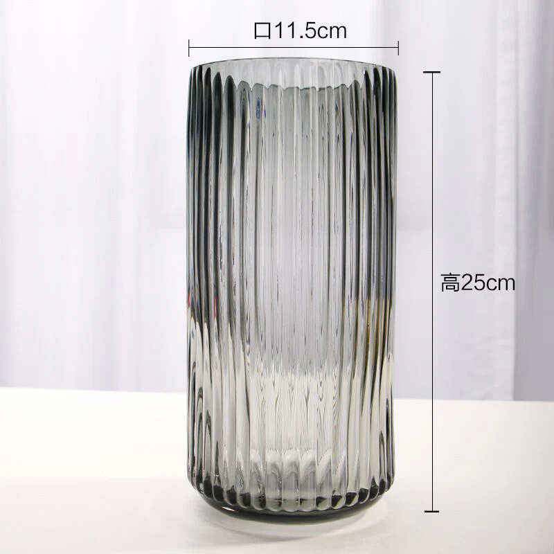 Large Glass Tube Vase - Image 16