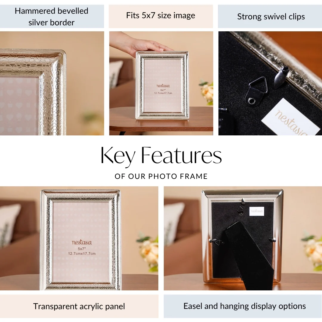 Large Luxe Bevelled Photo Frame 13x18cm - Image 5