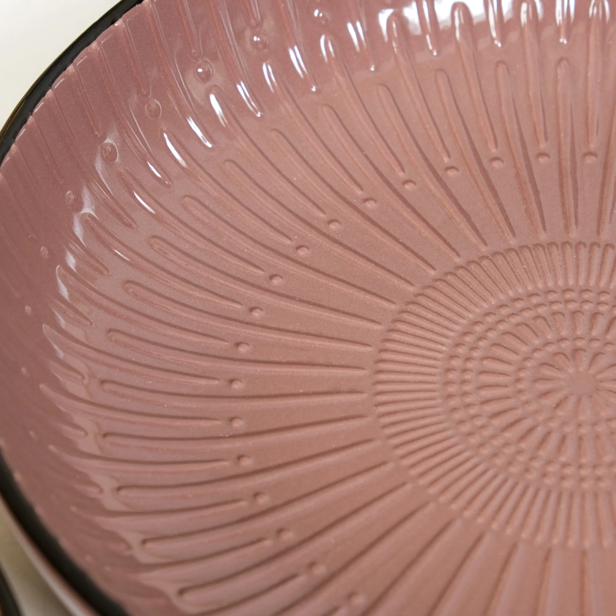 Large Salad Serving Bowl Set Of 2 Taupe 1800ml - Image 7