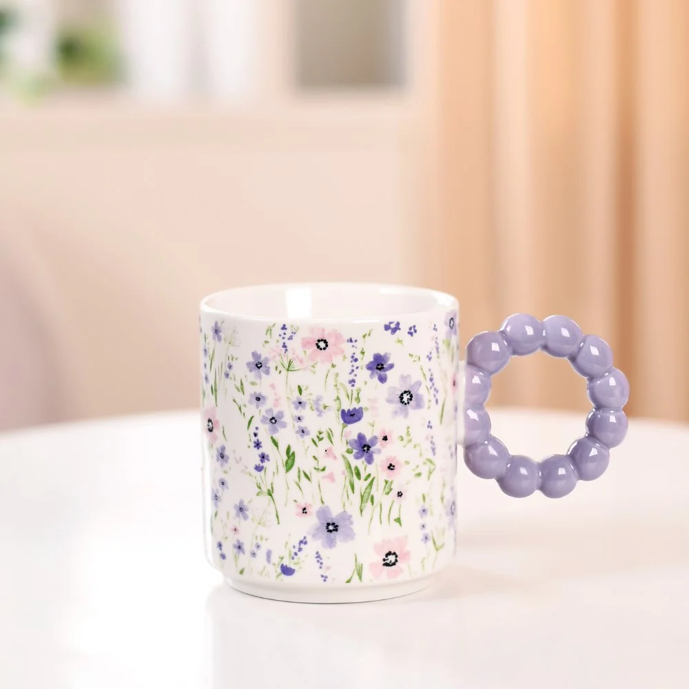Lavender Blues Ceramic Coffee Mug Set Of 4 450ml - Image 6