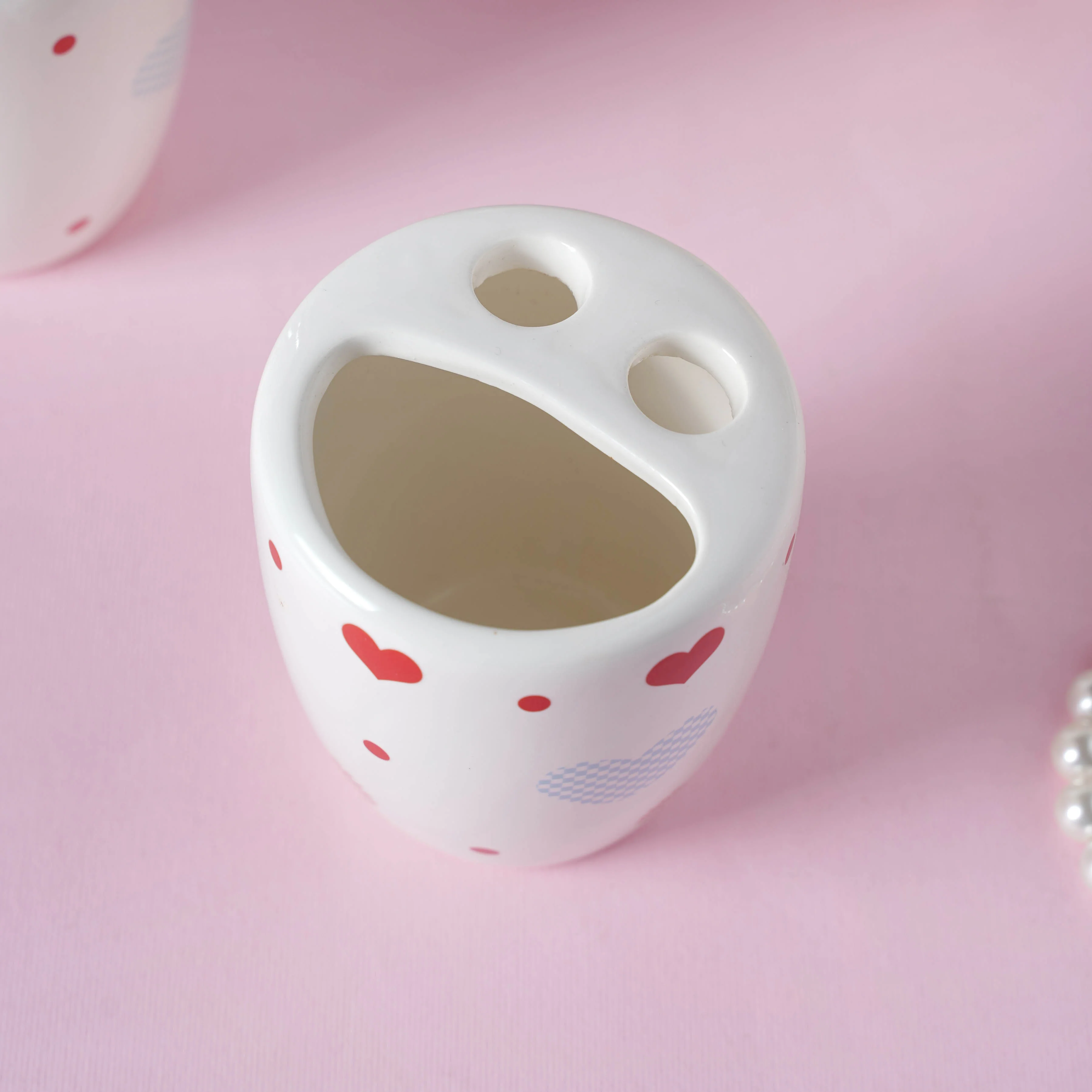 Little Hearts Ceramic Bath Set - Image 8