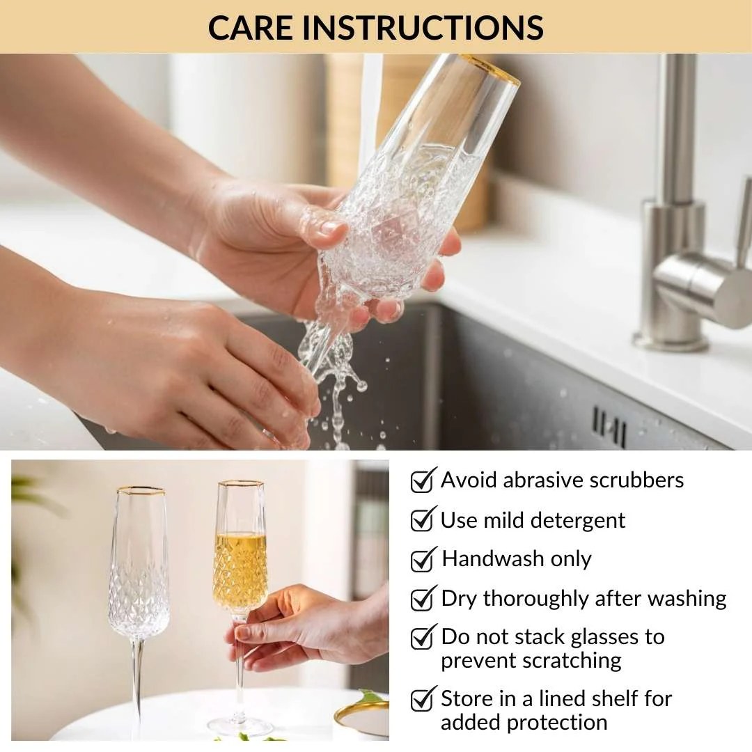 Luxe Champagne Glass Set Of 2 200ml - Image 9