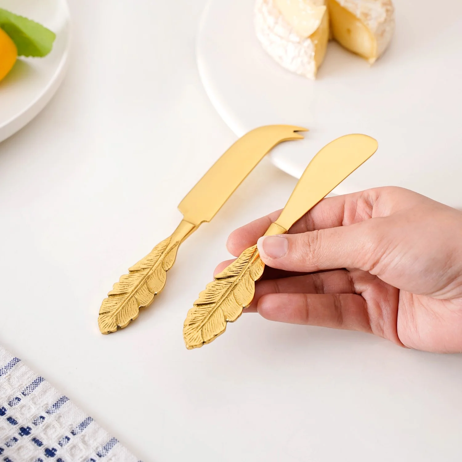 Luxe Gold Butter Knife And Cheese Knife Set Of 2 - Image 3