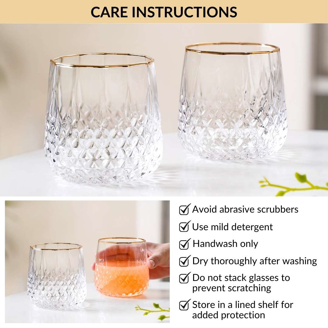 Luxe Gold Rim Tumbler Set Of 2 360ml - Image 8