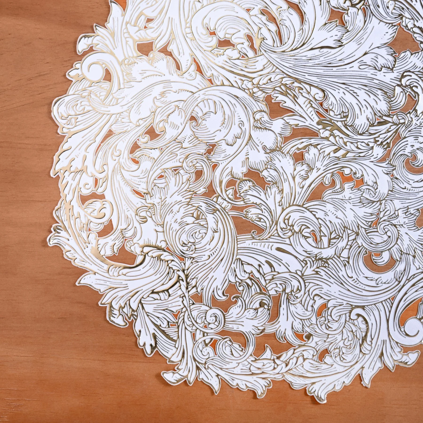 Luxe Gold Round Tablemat Set Of 6 - Image 6