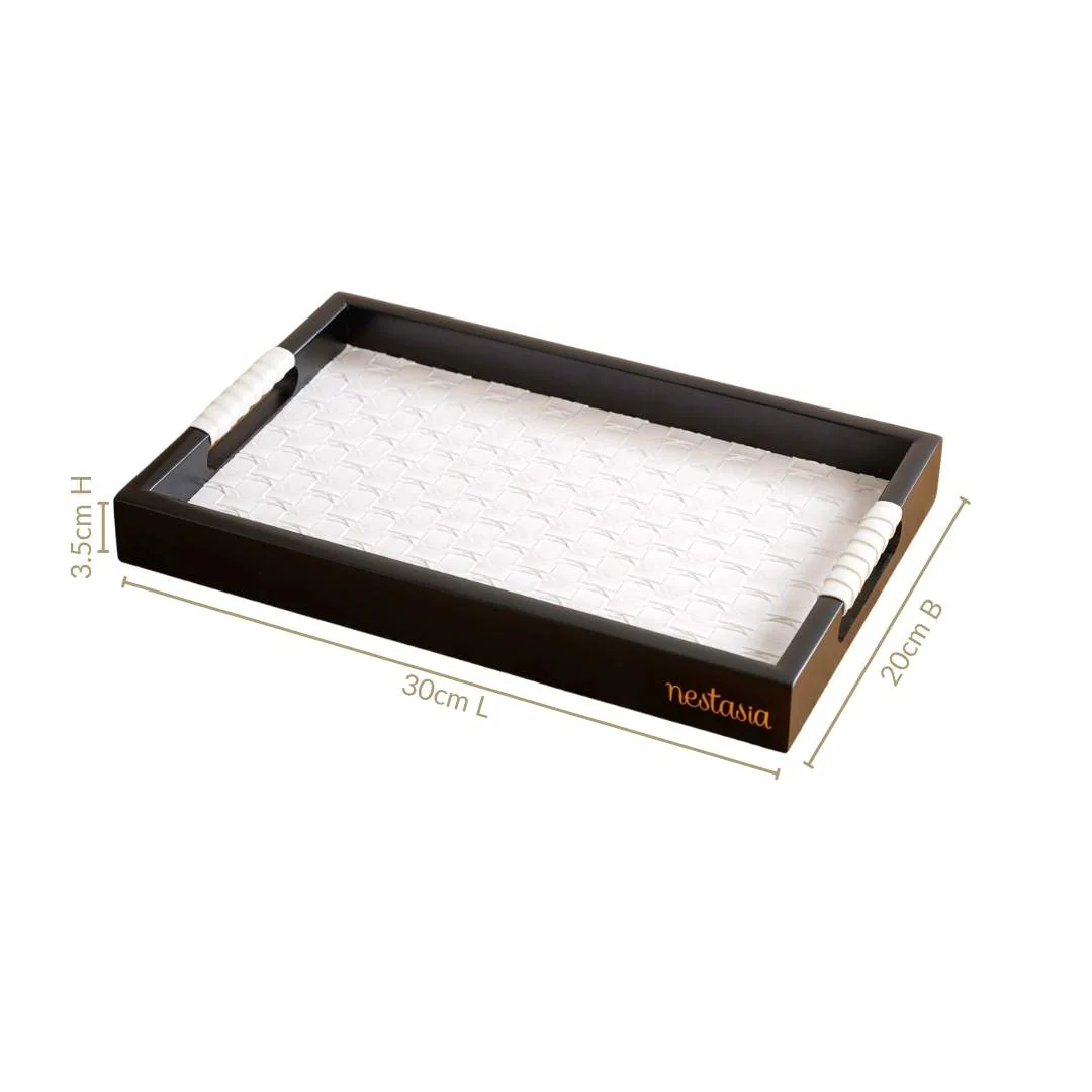 Luxe Table Top Organiser Tray Small White - Image 4