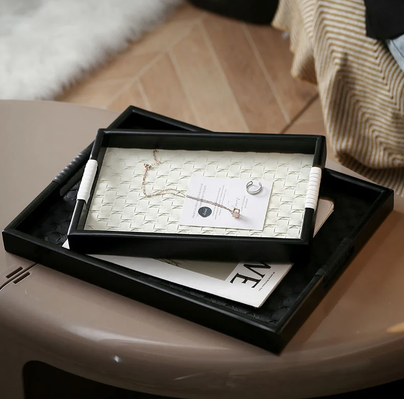Luxe Table Top Organiser Tray Small White - Image 9