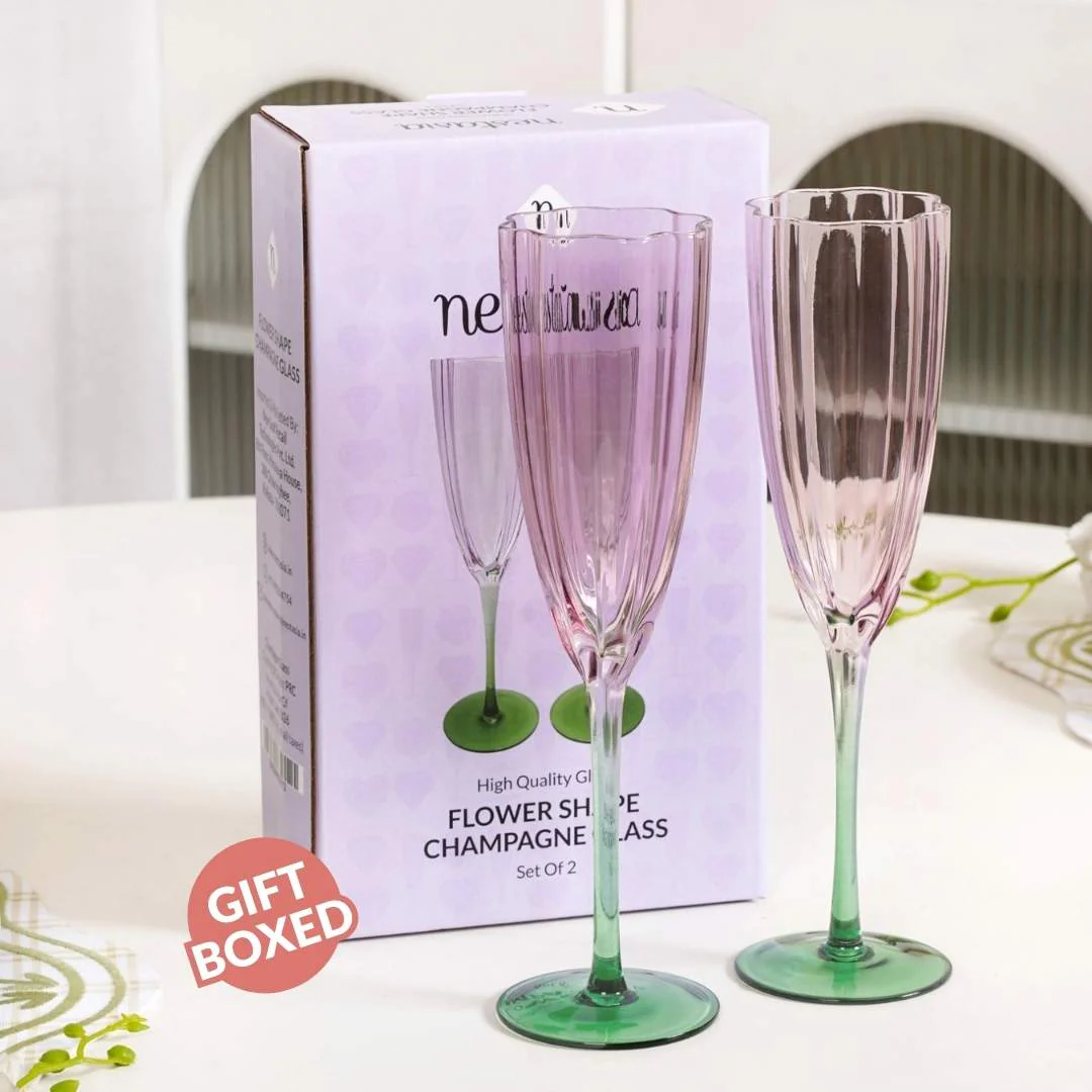 Luxe Tulip Champagne Glass Set Of 2 220ml - Image 8
