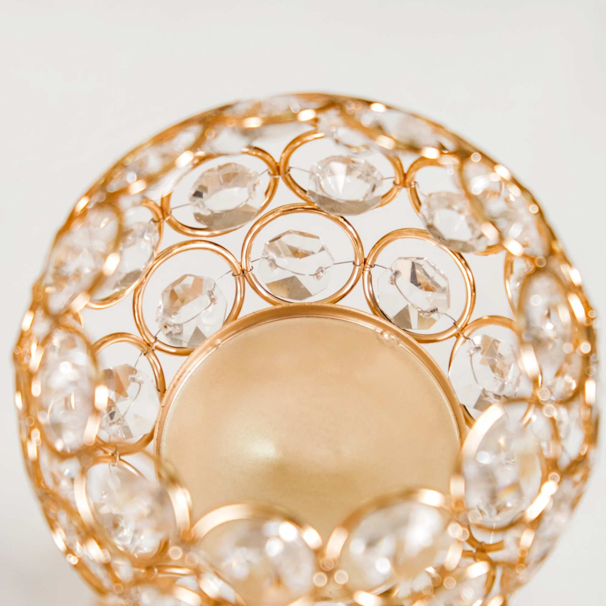 Luxurious Crystal Votive Candle Holder Stand Set Of 2 - Image 8