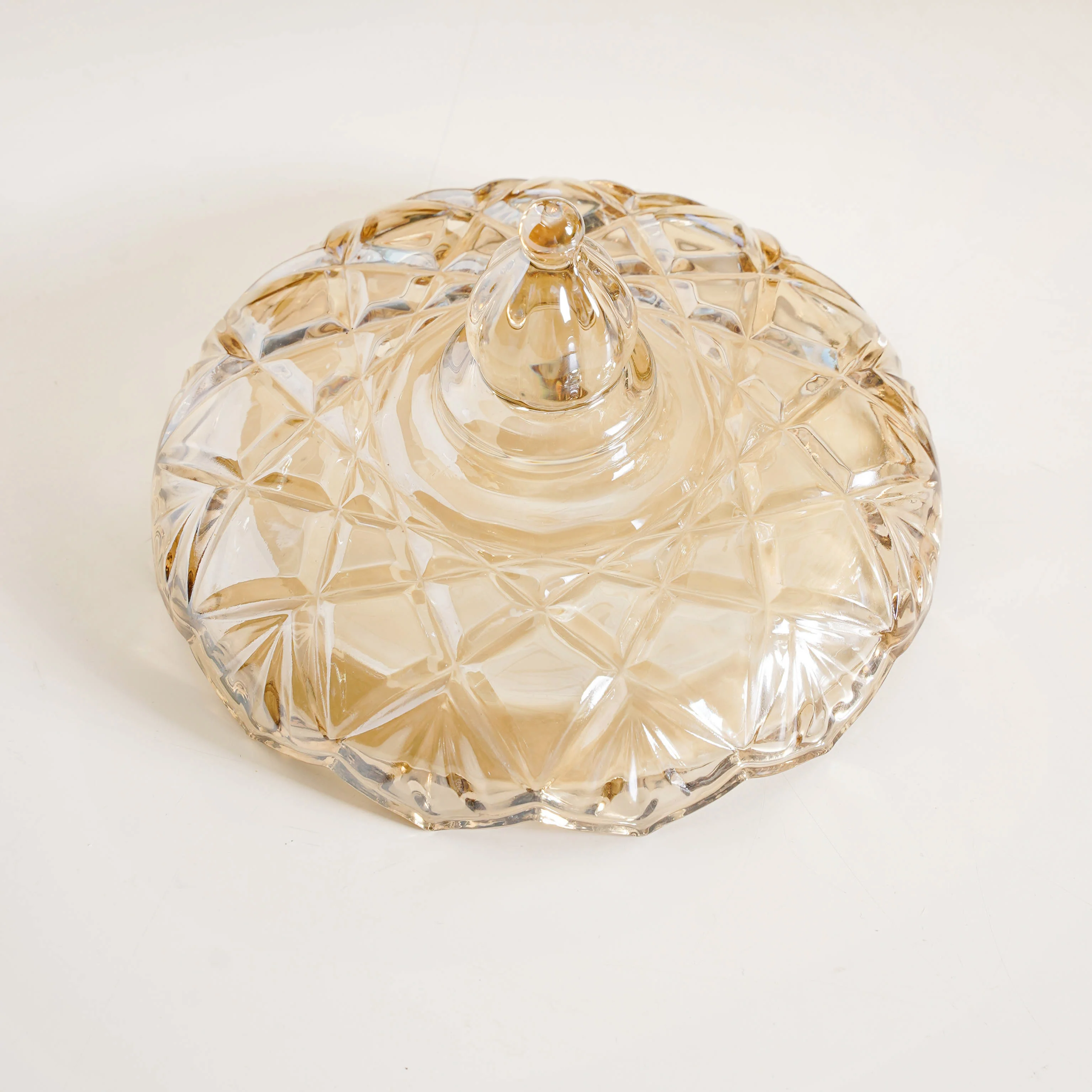 Luxury Glass Bowls Set of 5 With Lid And Rotating Stand - Image 8