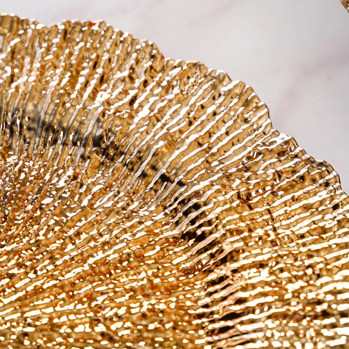 Luxury Gold Reef Charger Plate Set Of 6 12 Inch - Image 14