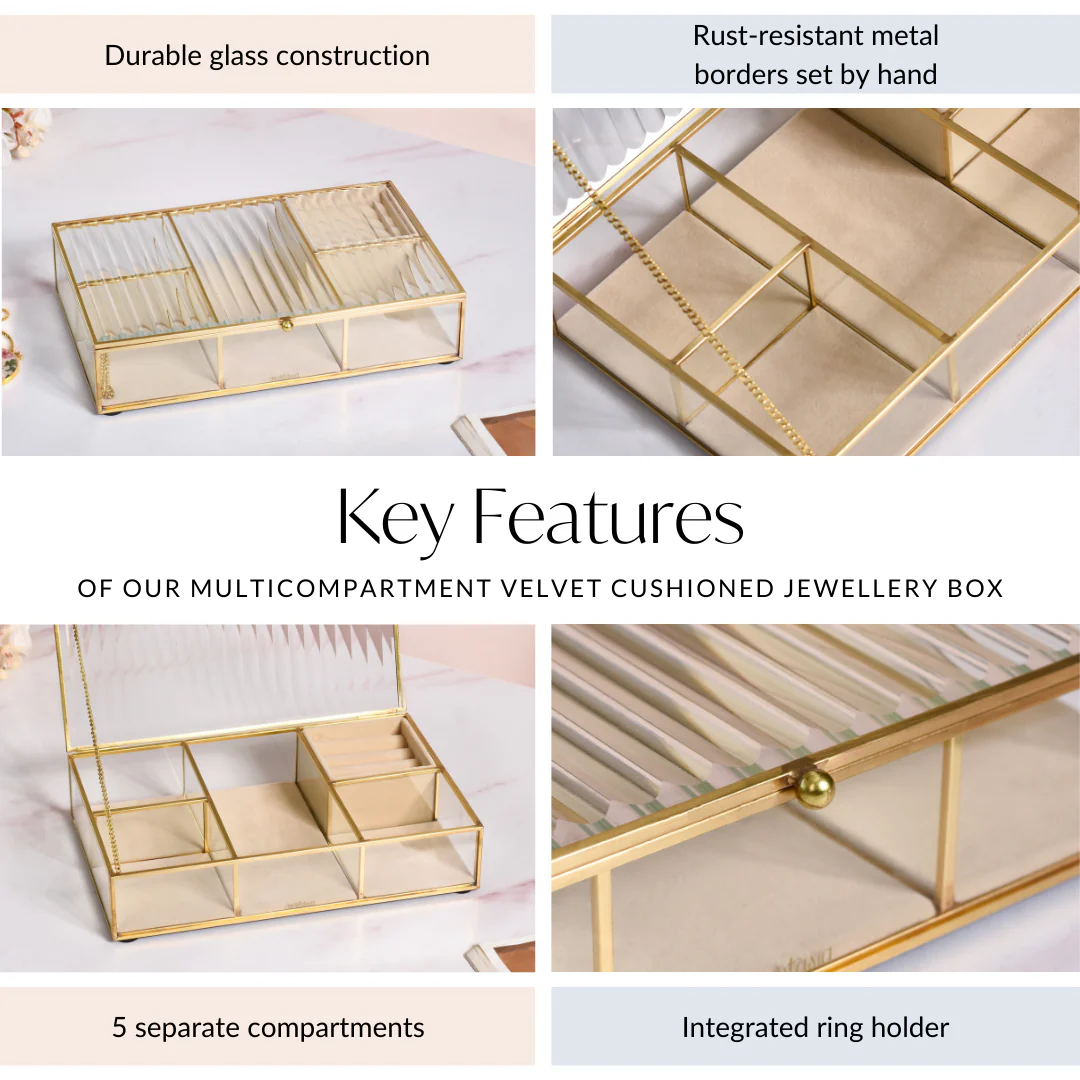 Luxury Jewellery Box With Velvet Base - Image 5