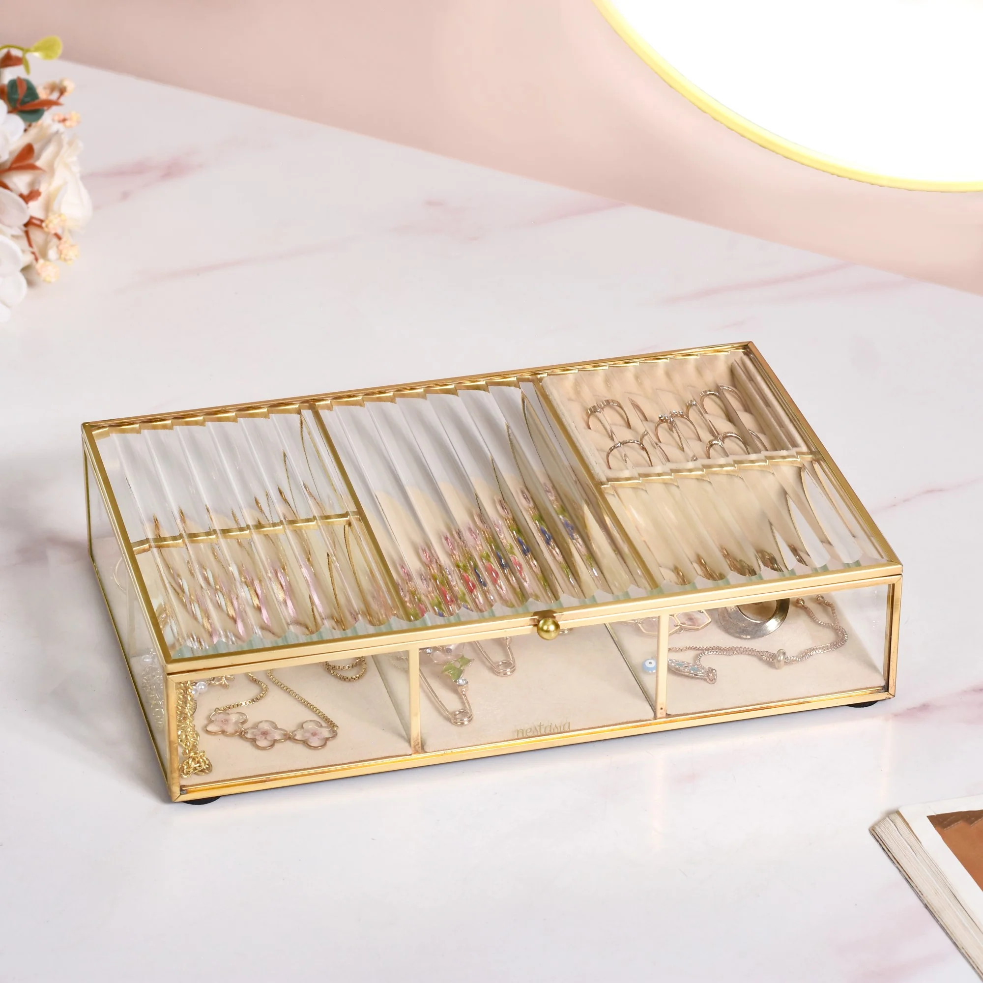 Luxury Jewellery Box With Velvet Base - Image 7