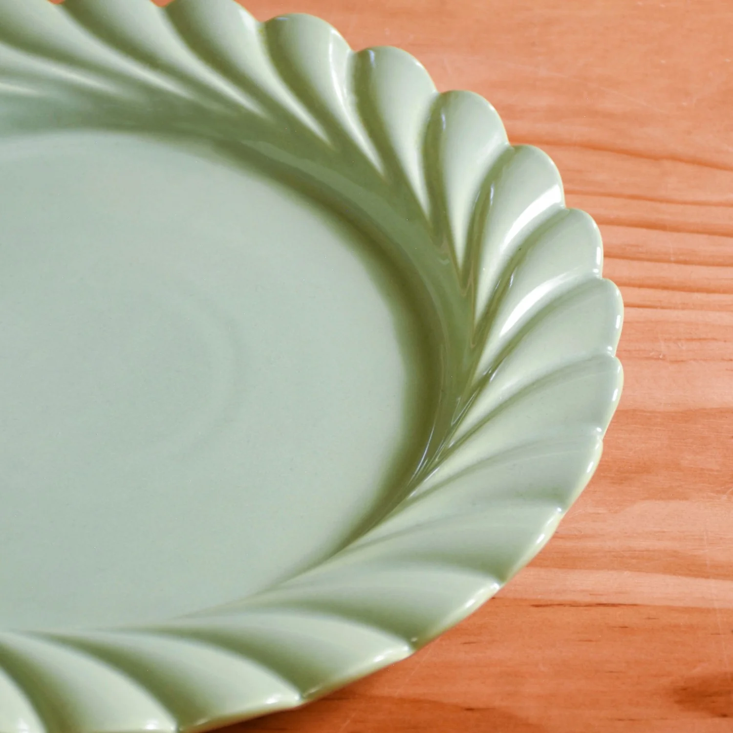 Luxury Lao Dinner Plates Set Of 4 Green 11 Inch - Image 9