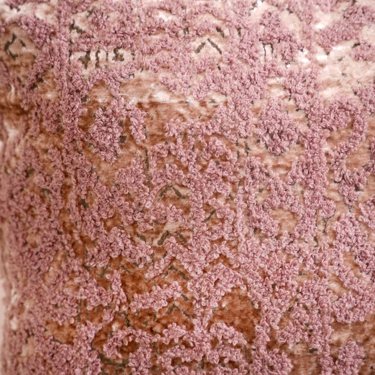 Luxury Mauve Ice Crush Square Cushion Cover 15x15 Inch - Image 6
