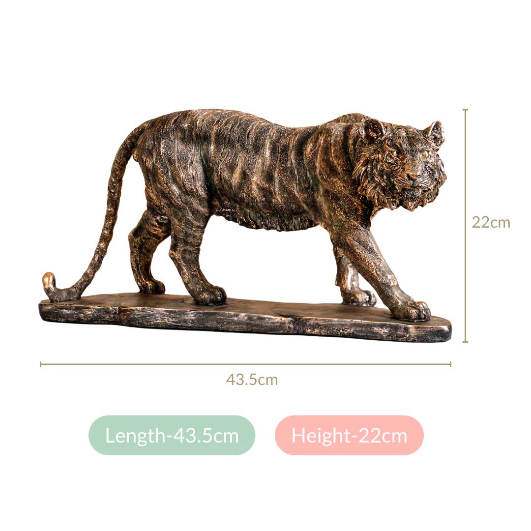 Majestic Tiger Showpiece For Room Decor Large - Image 5