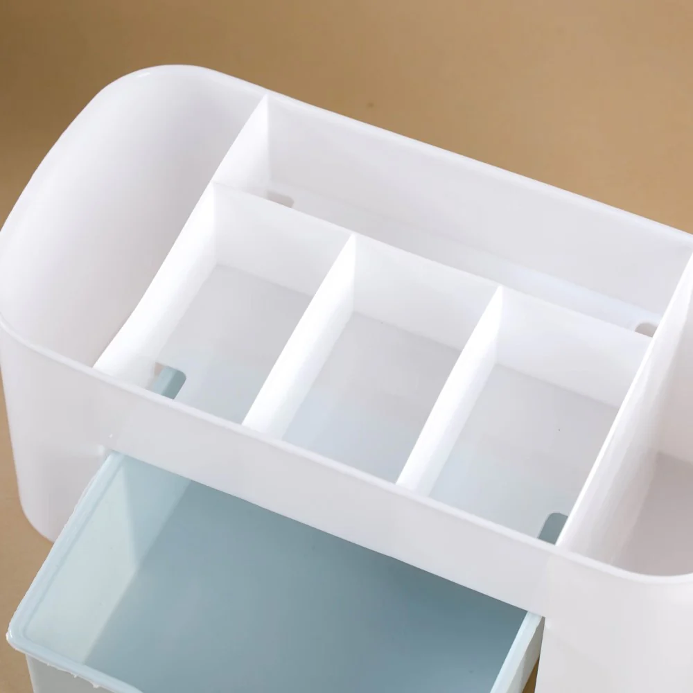 Makeup Storage Box With Drawer White - Image 7