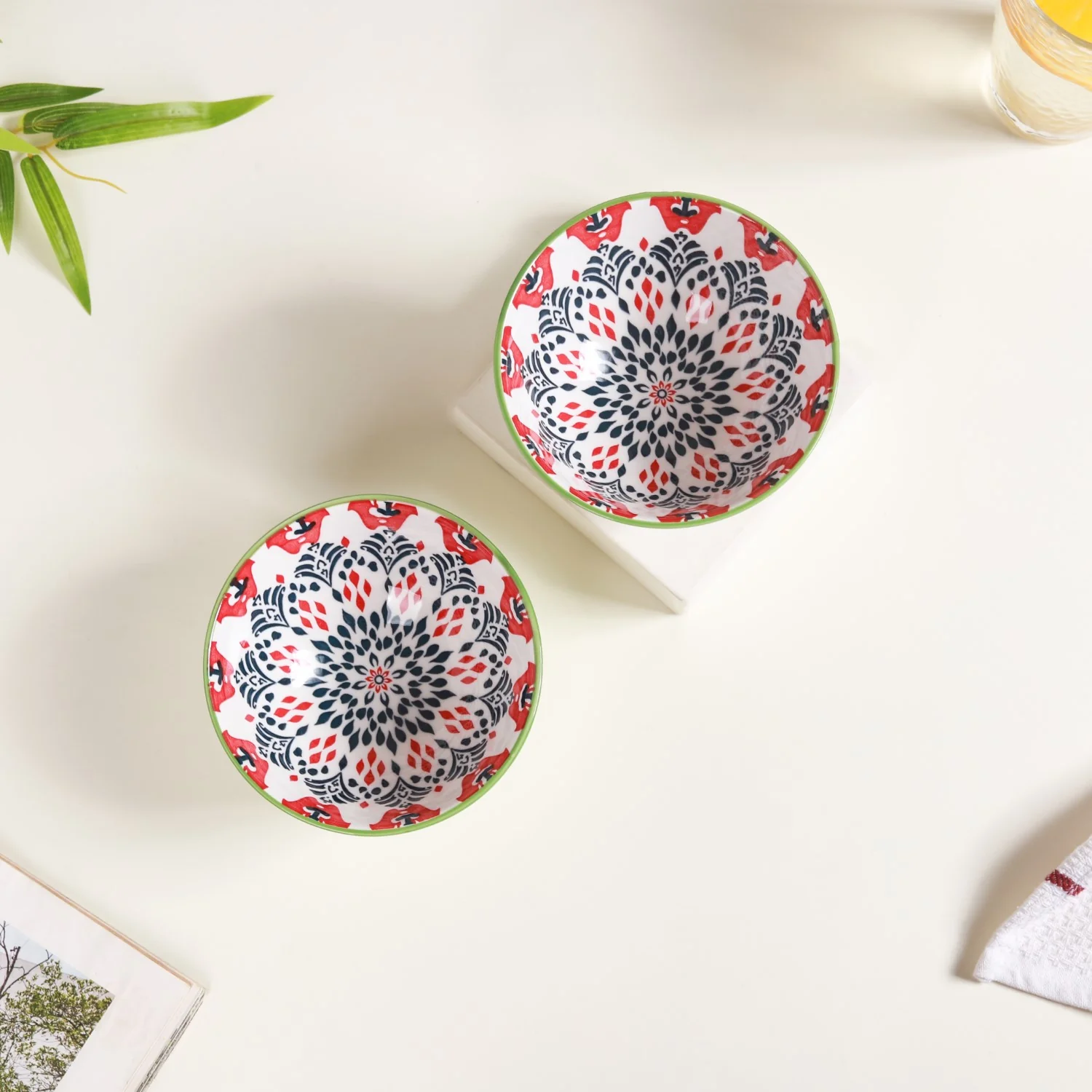 Mandala Dessert Bowl Set of 2 - Image 3