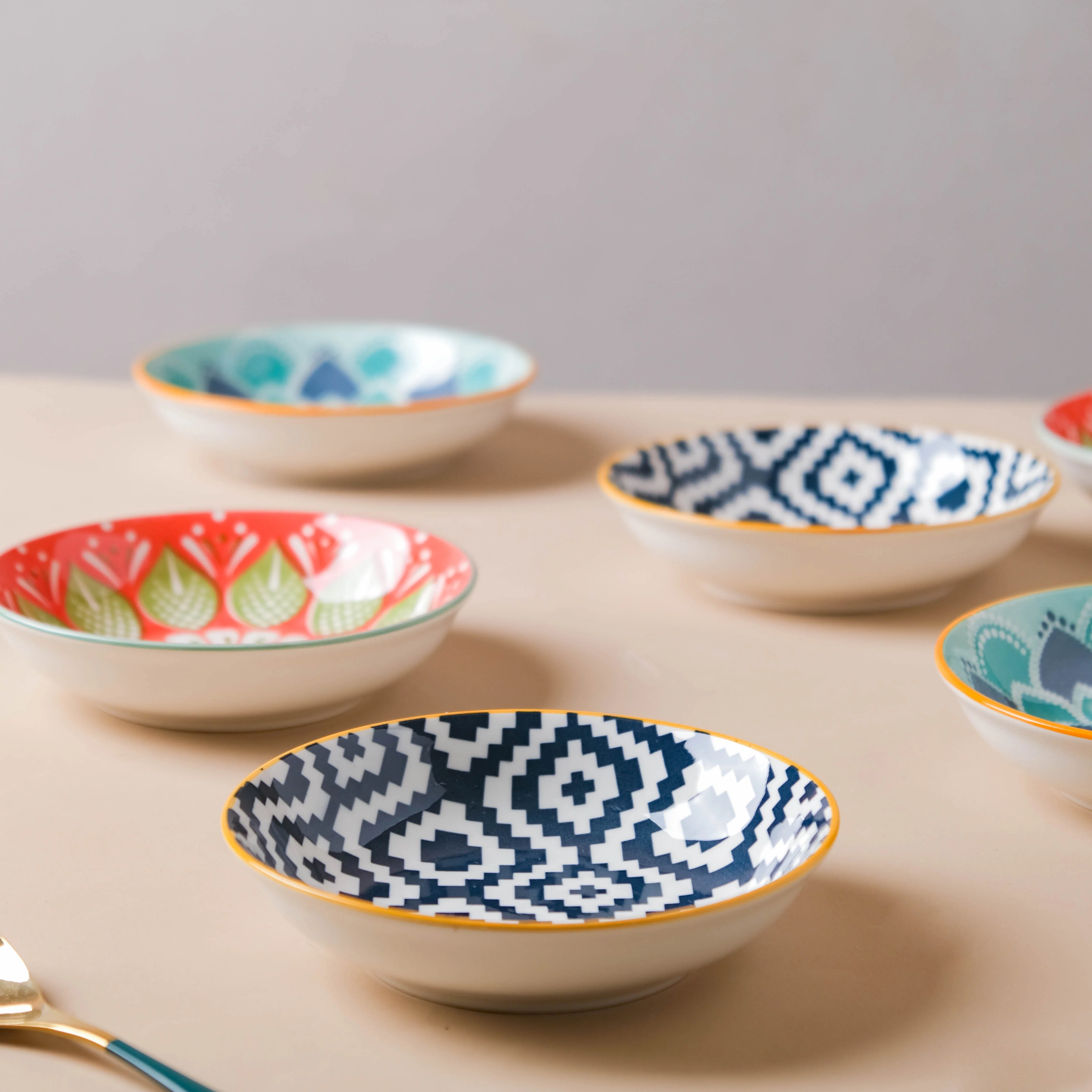 Mandala Snack Dish Set of 2 - Image 5