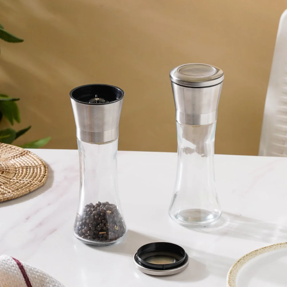 Manual Pepper Grinder Set Of 2 200ml - Image 6