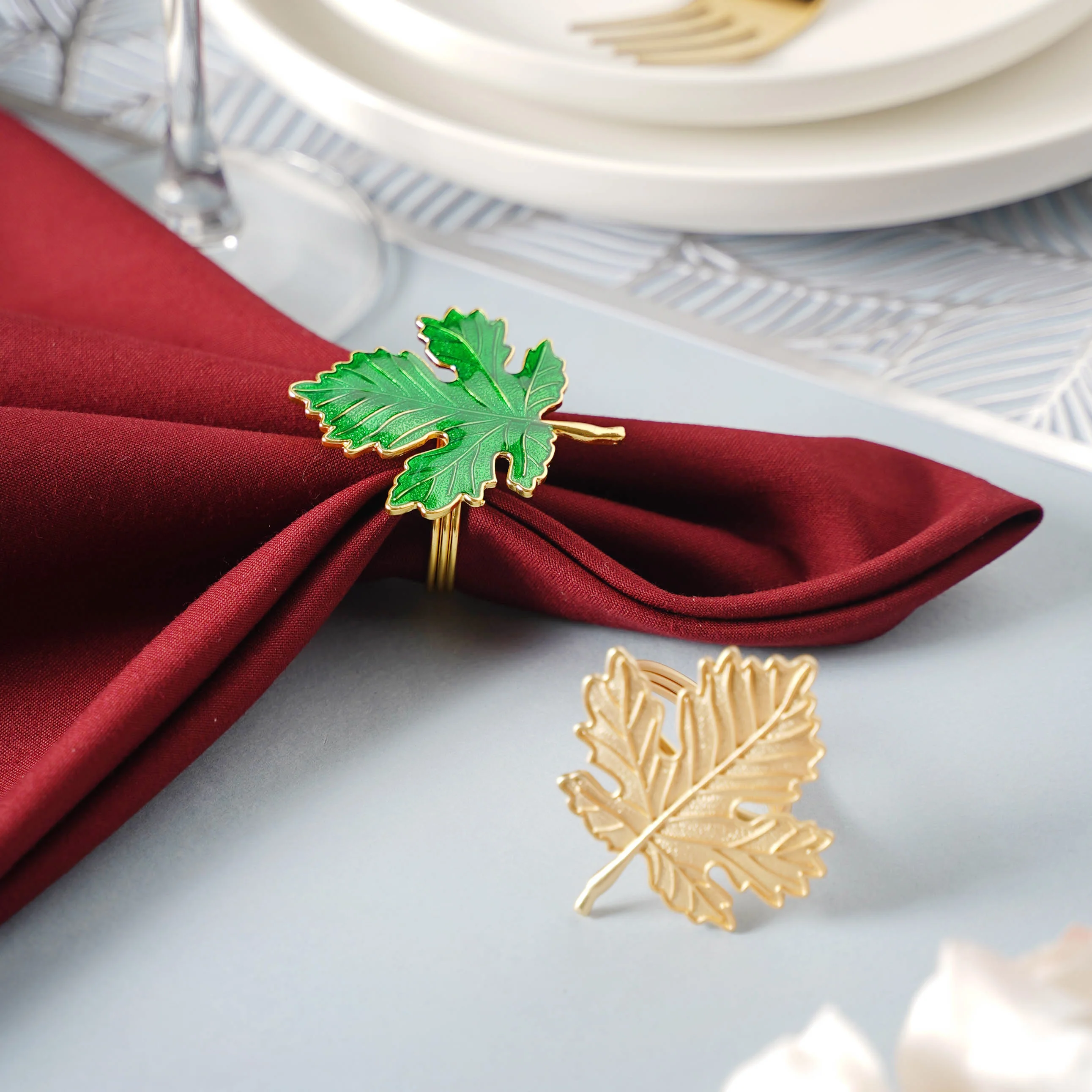 Maple Leaf Napkin Ring - Image 5
