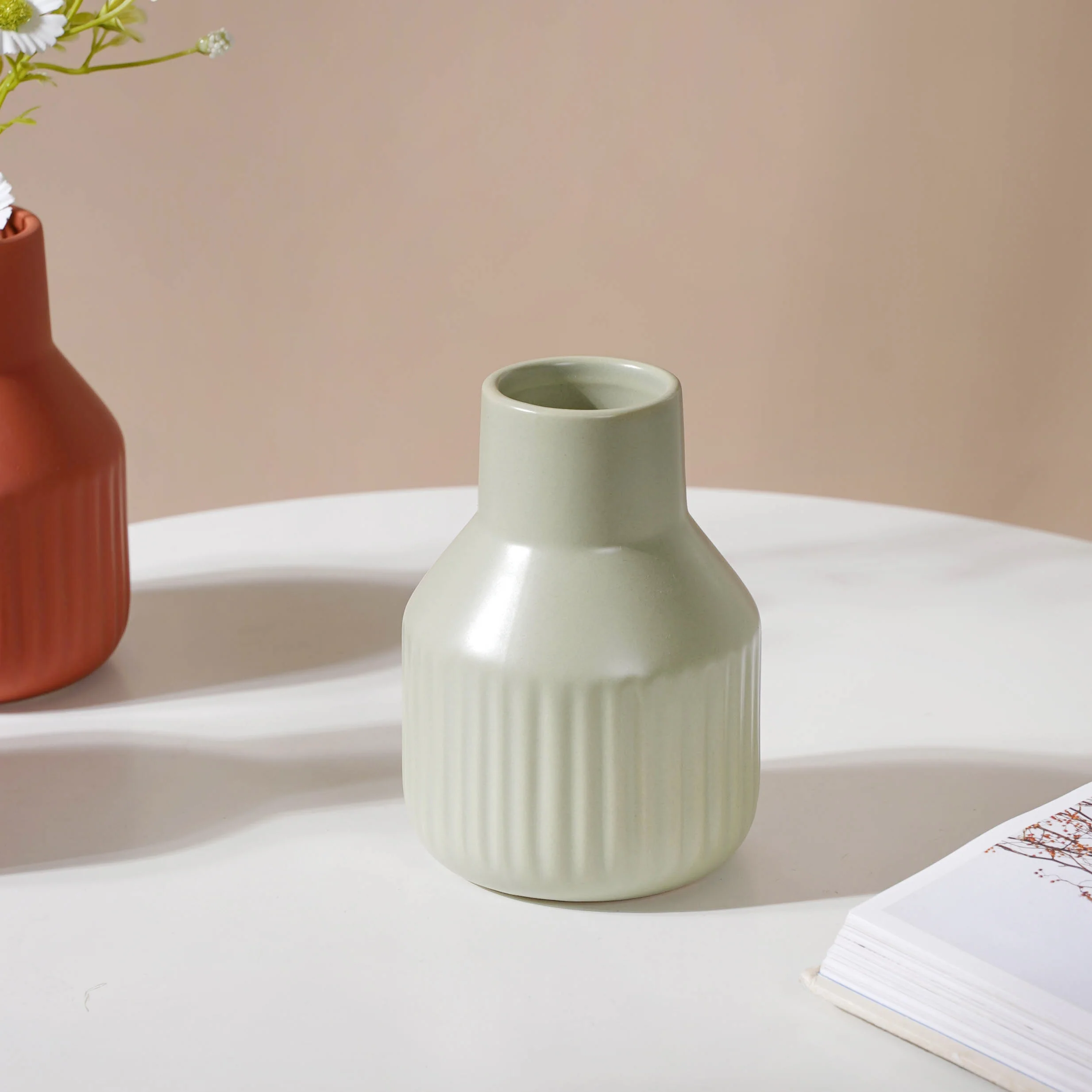 Matte Soft Hued Vase - Image 9