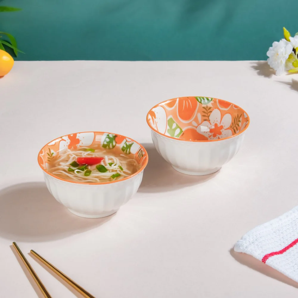 Meadow Muse Ceramic Soup Bowl 280 ml Set Of 4 - Image 8