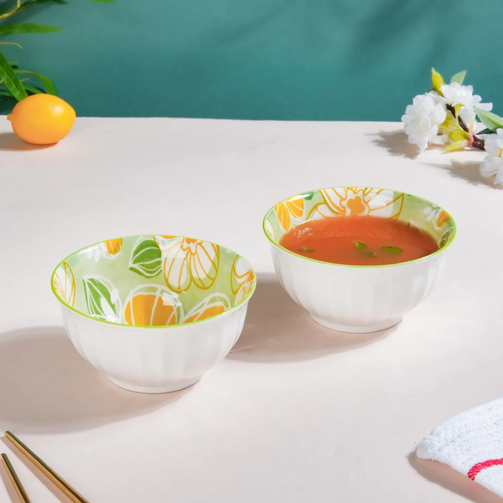 Meadow Muse Ceramic Soup Bowl 280 ml Set Of 4 - Image 9