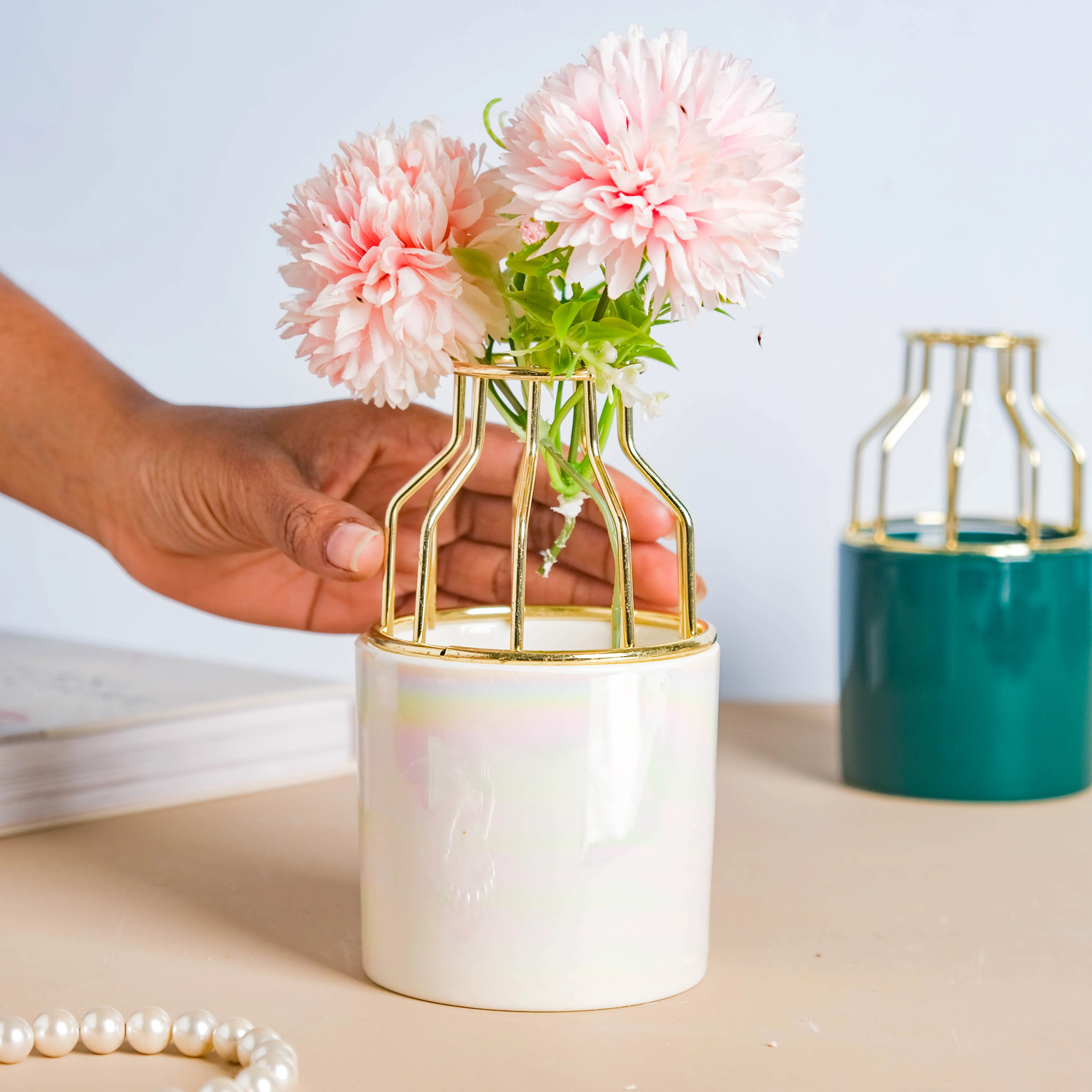 Medium Size Ceramic Pot for Plants - Image 12