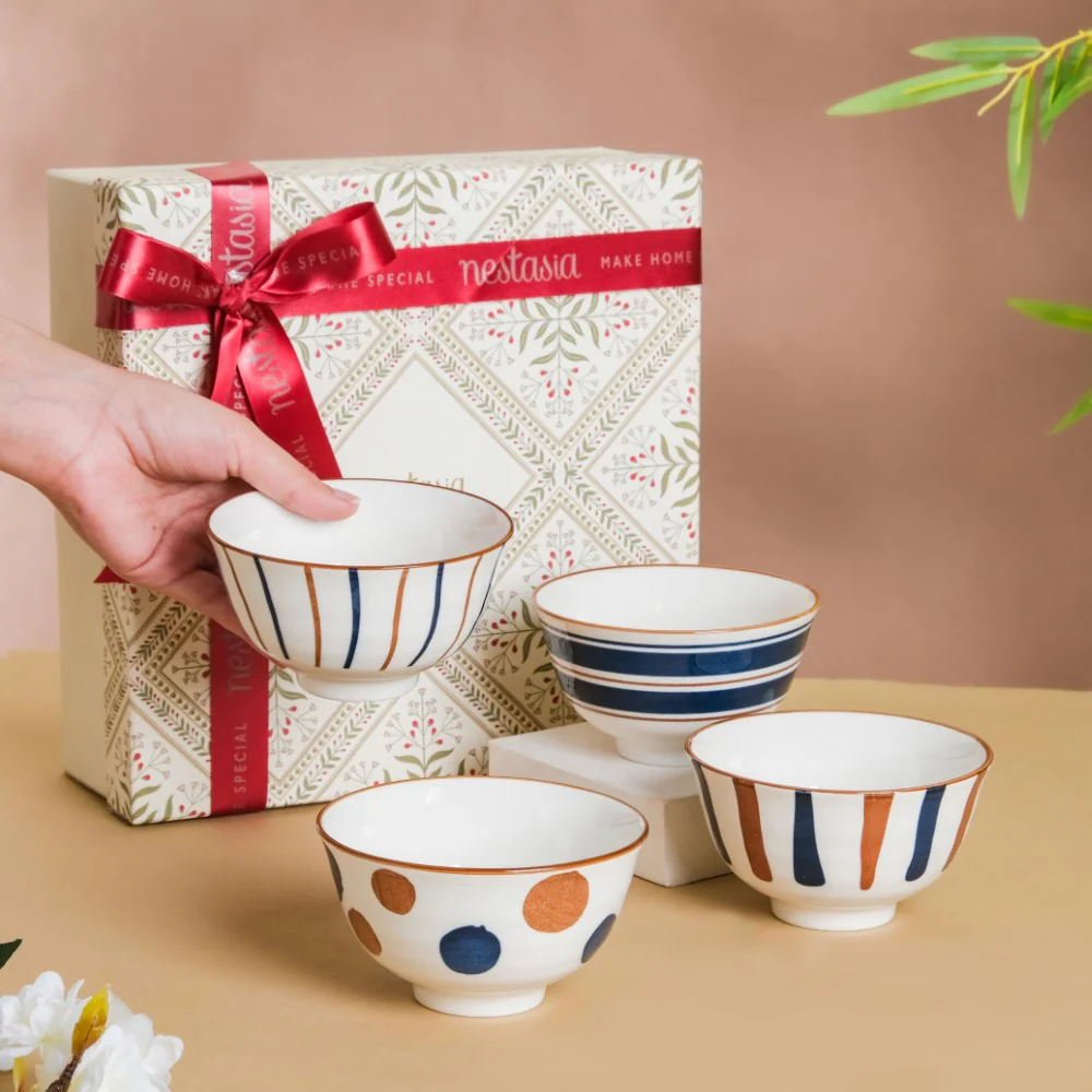 Meraki Bowl Set Of 4 With Gift Box - Image 2