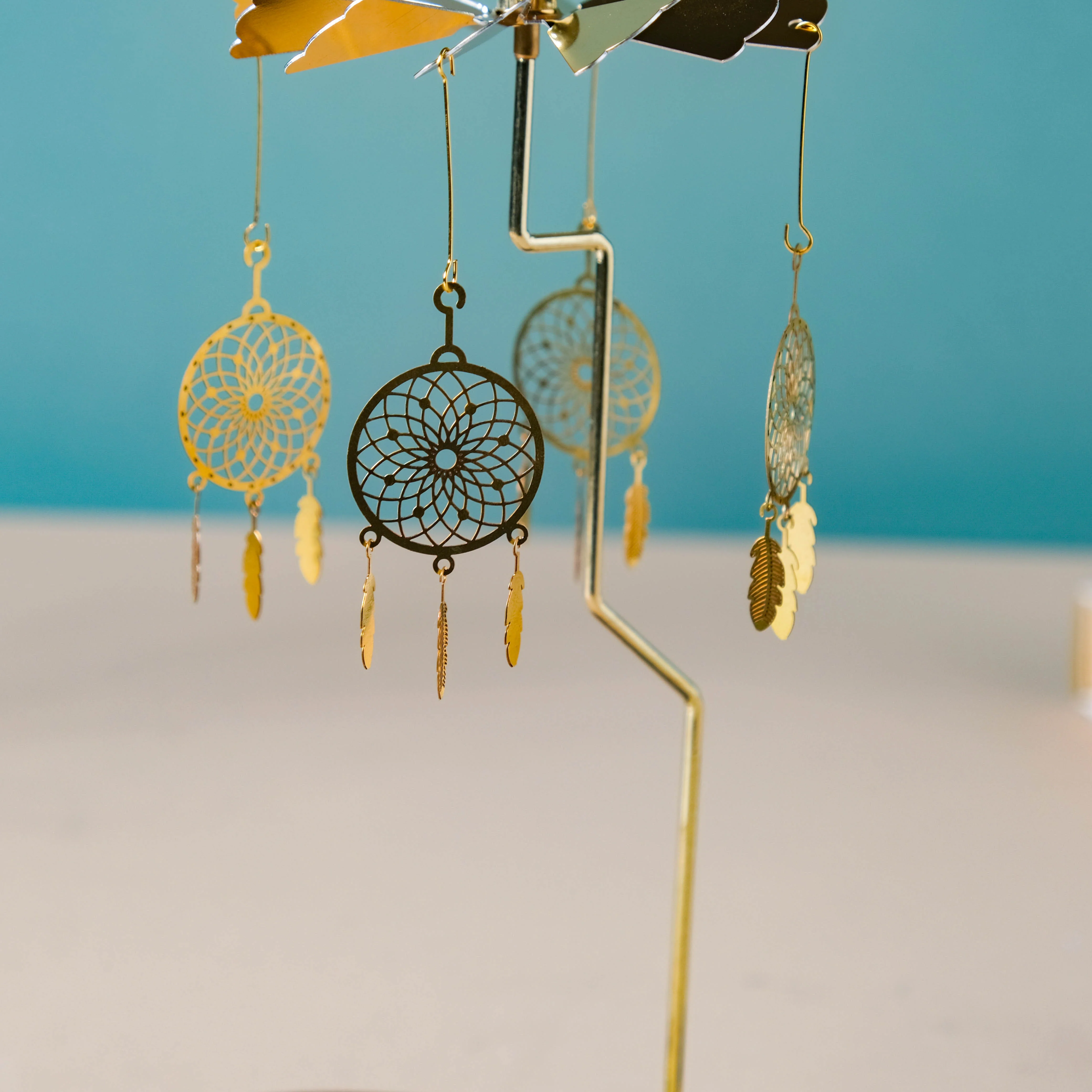 Metal Carousel Decor Intricate Dreamcatchers - Image 2
