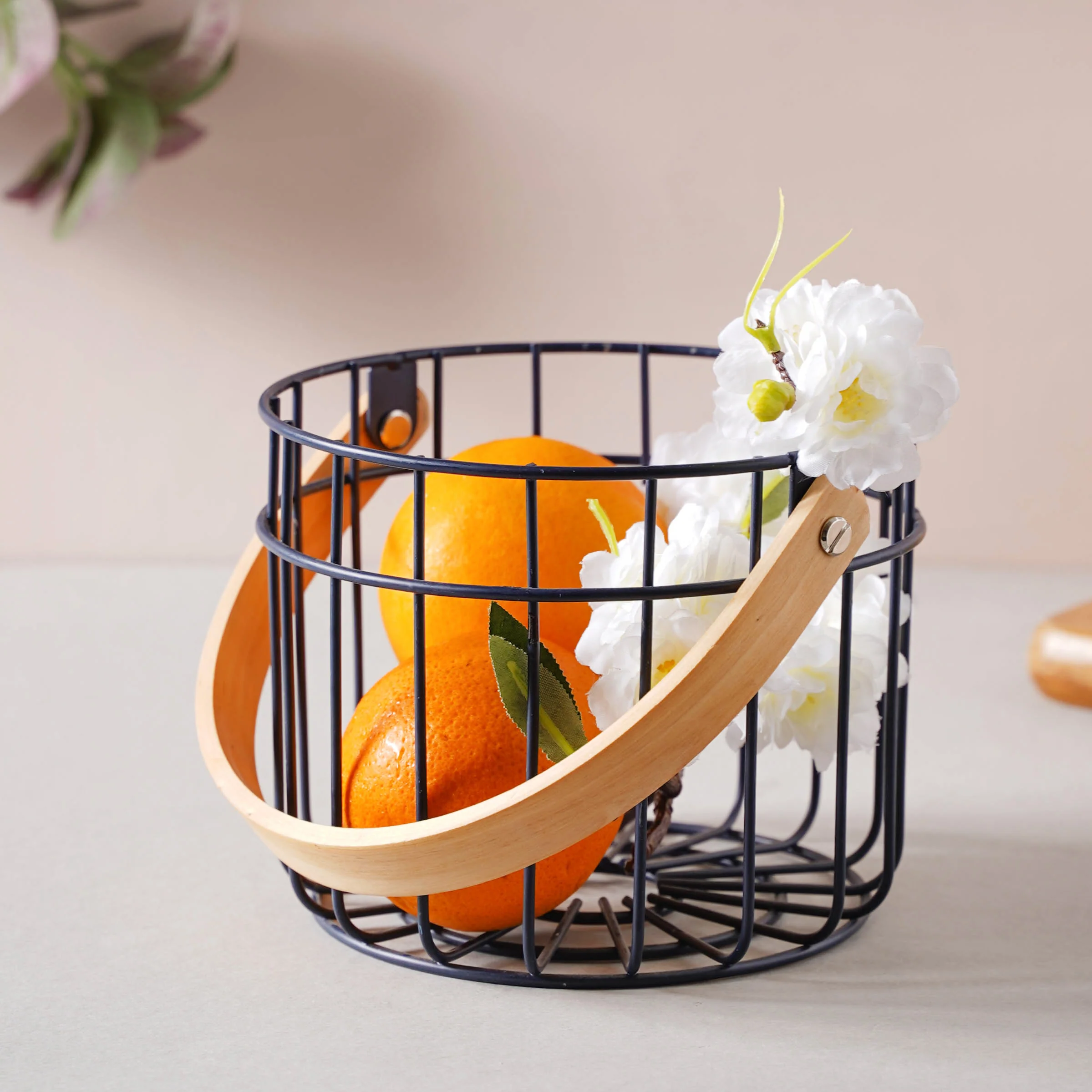 Metal Fruit Basket- Small - Image 2