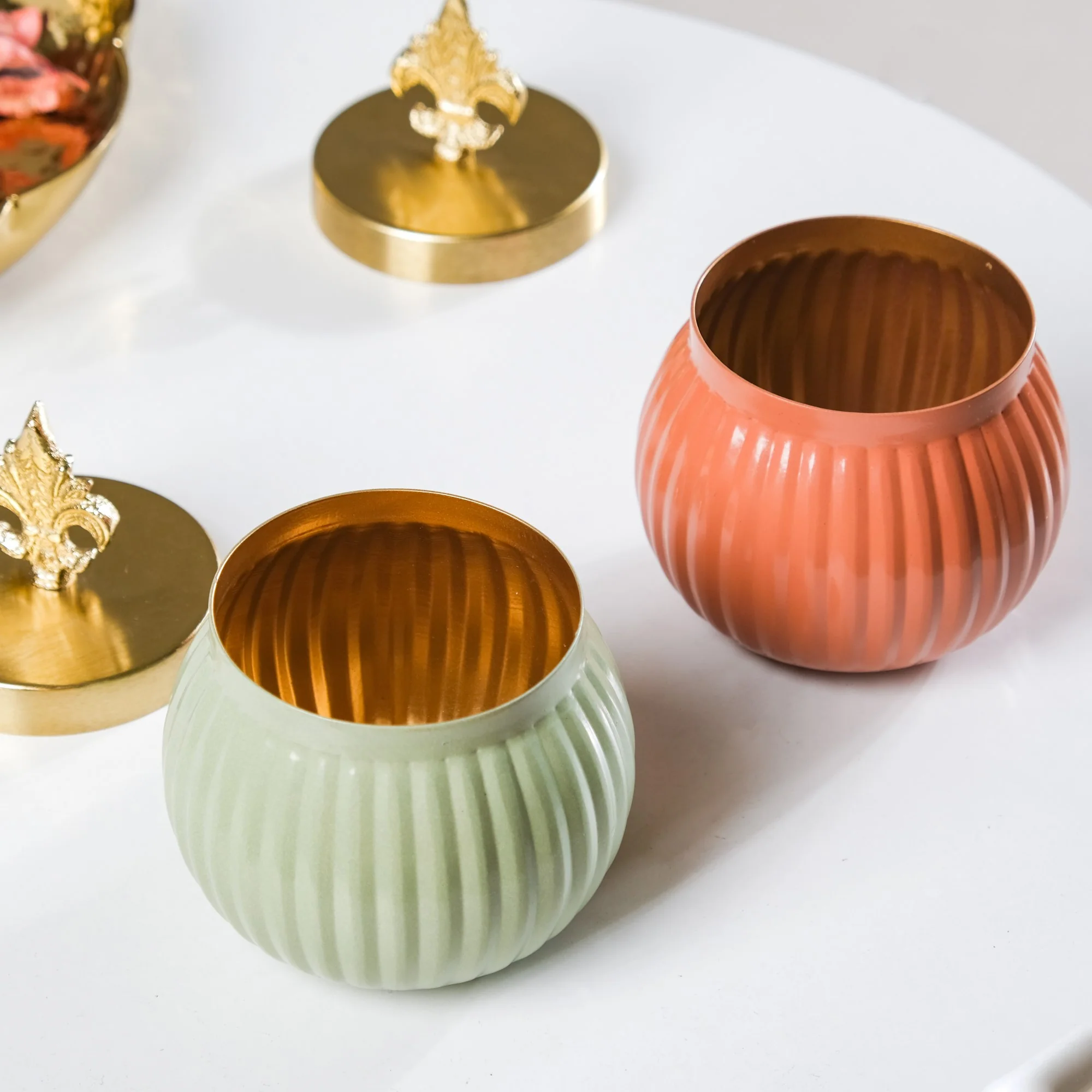 Metal Jar Set Of 2 - Image 6