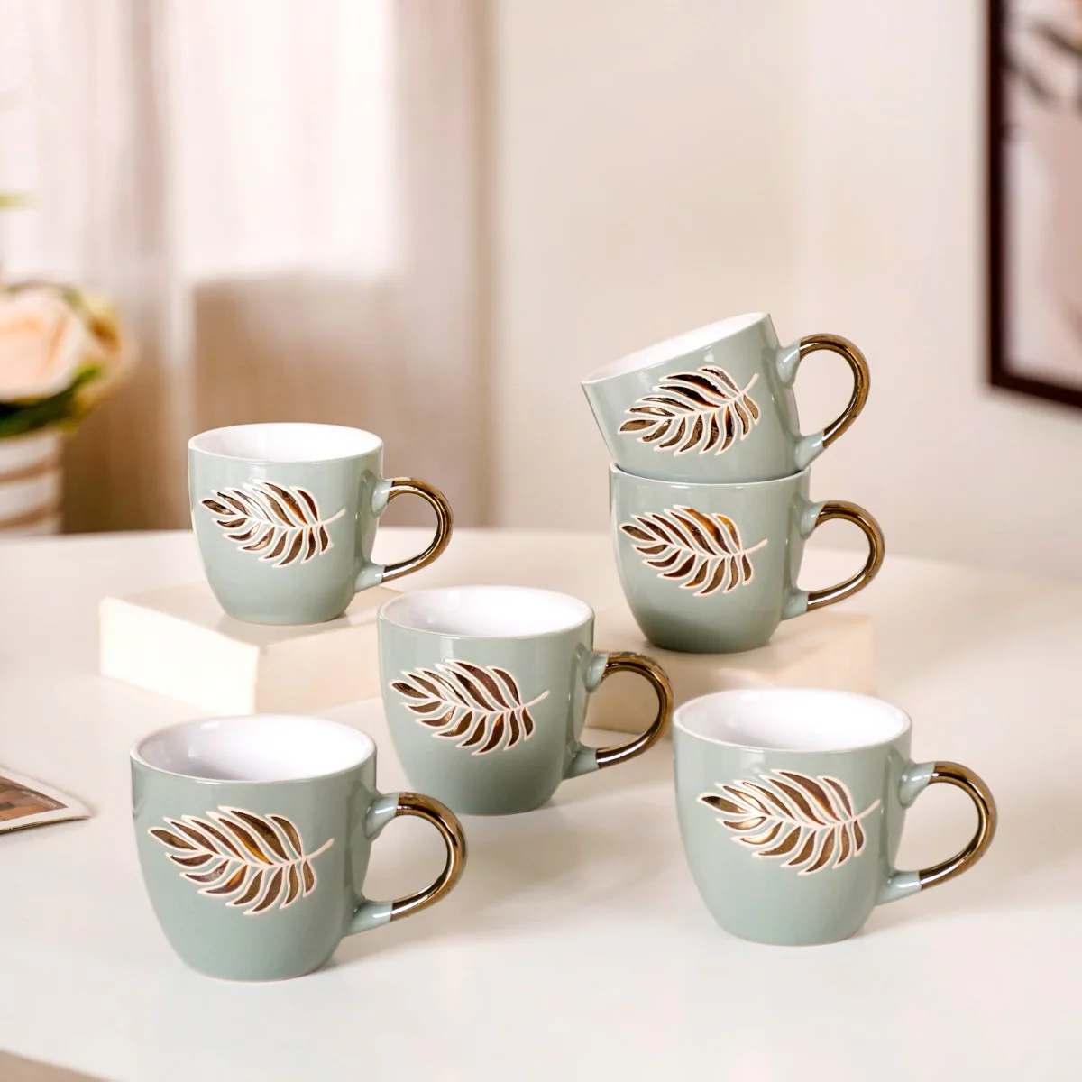 Pastel Hygge Coffee Cups Set Of 6 250ml - Image 10