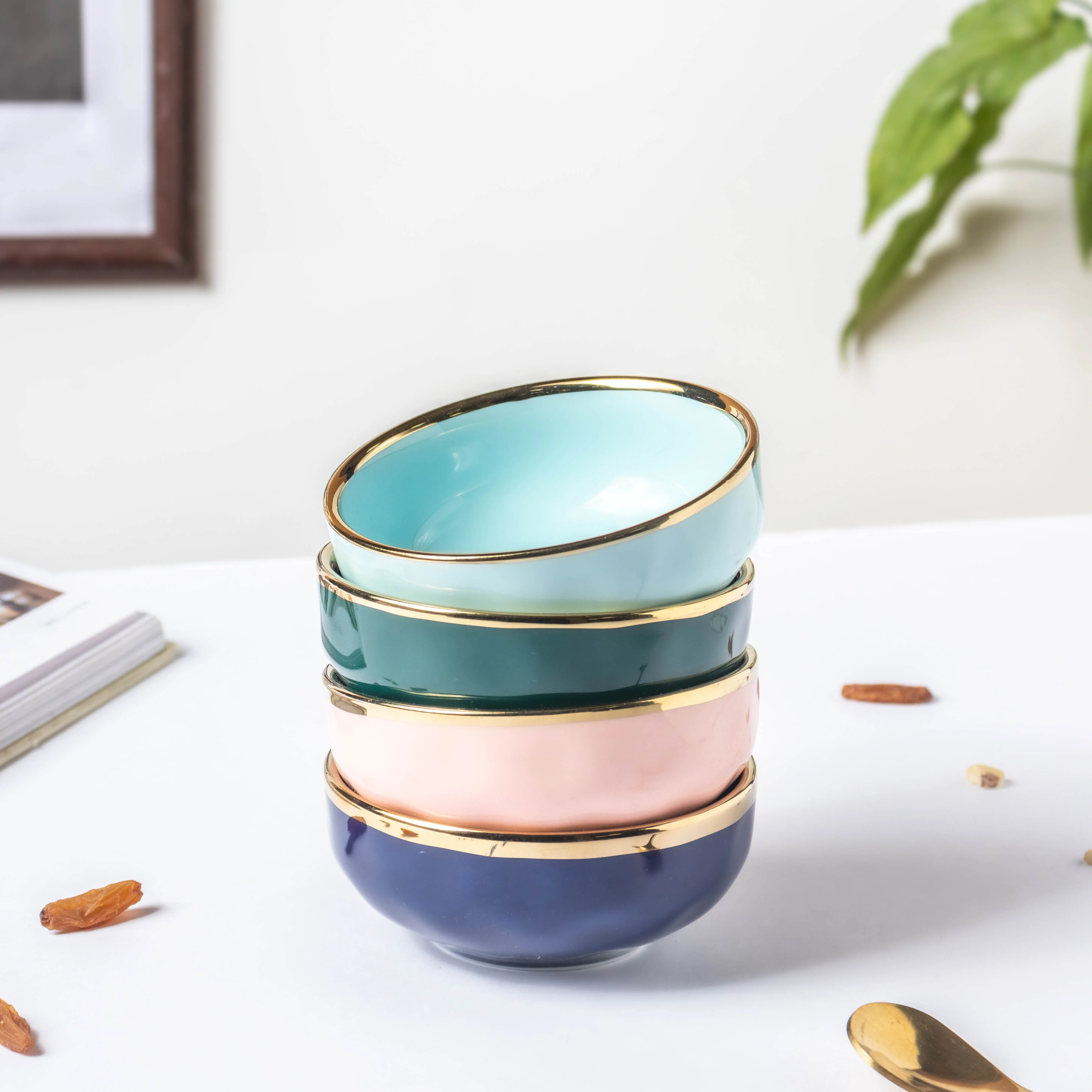 Midnight Blue Ceramic Dip Bowl - Image 9