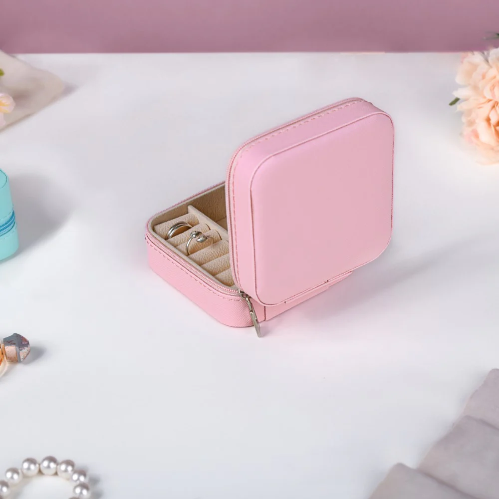 Mini Jewellery Storage Box Pink - Image 2