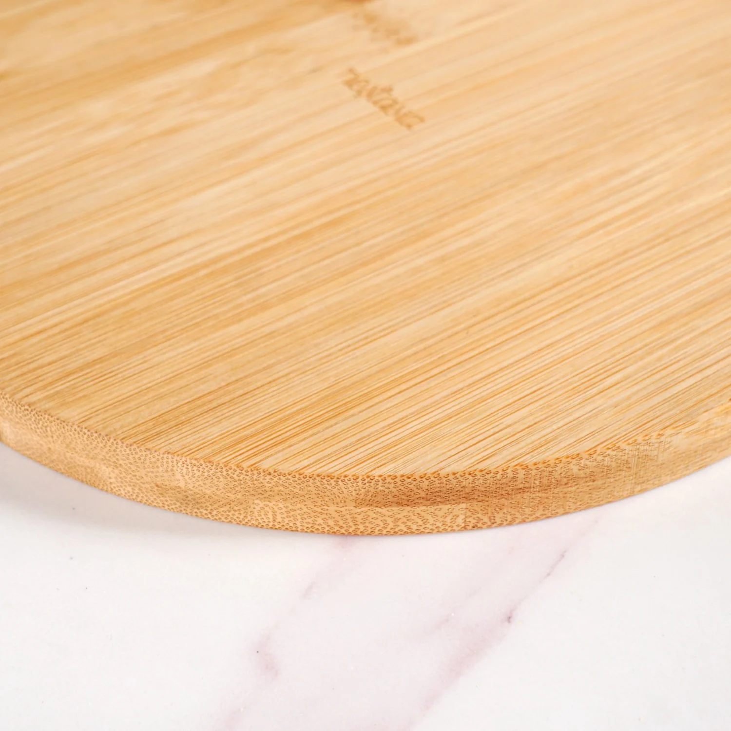 Mod Round Bamboo Serving Platter With Handle 12 Inch - Image 7