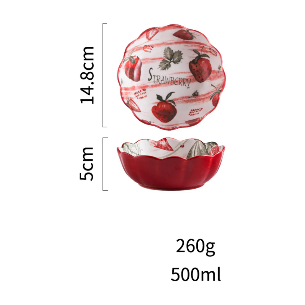 Modern Ceramic Fruit Bowls 500 ml - Image 12
