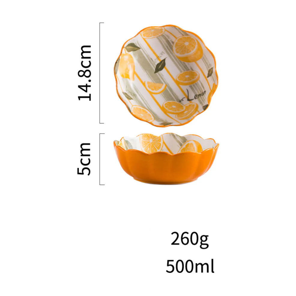Modern Ceramic Fruit Bowls 500 ml - Image 13