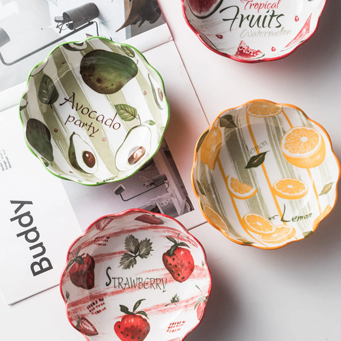 Modern Ceramic Fruit Bowls 500 ml - Image 2