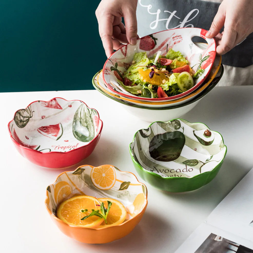 Modern Ceramic Fruit Bowls 500 ml - Image 4
