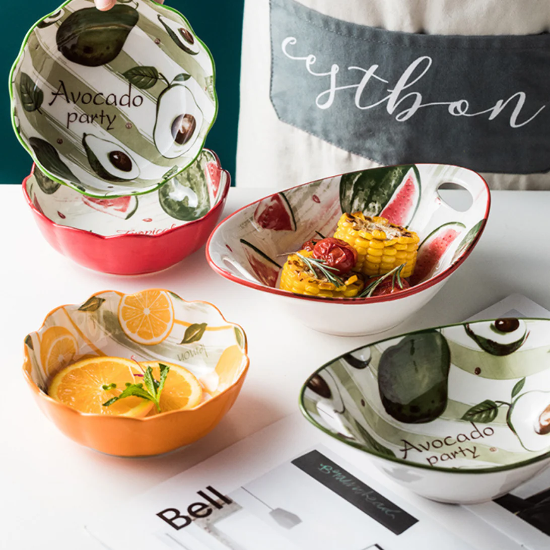 Modern Ceramic Fruit Bowls 500 ml - Image 6