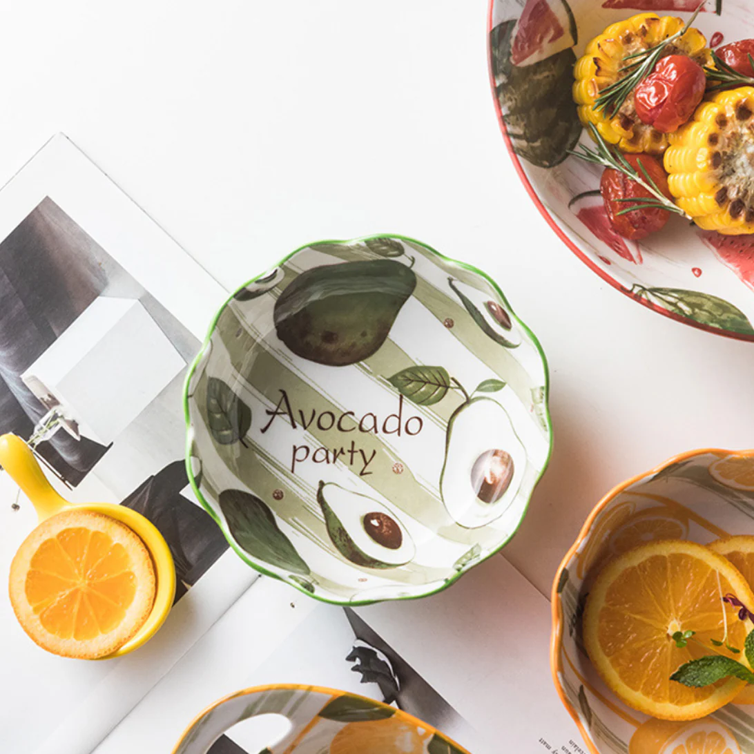 Modern Ceramic Fruit Bowls 500 ml - Image 9