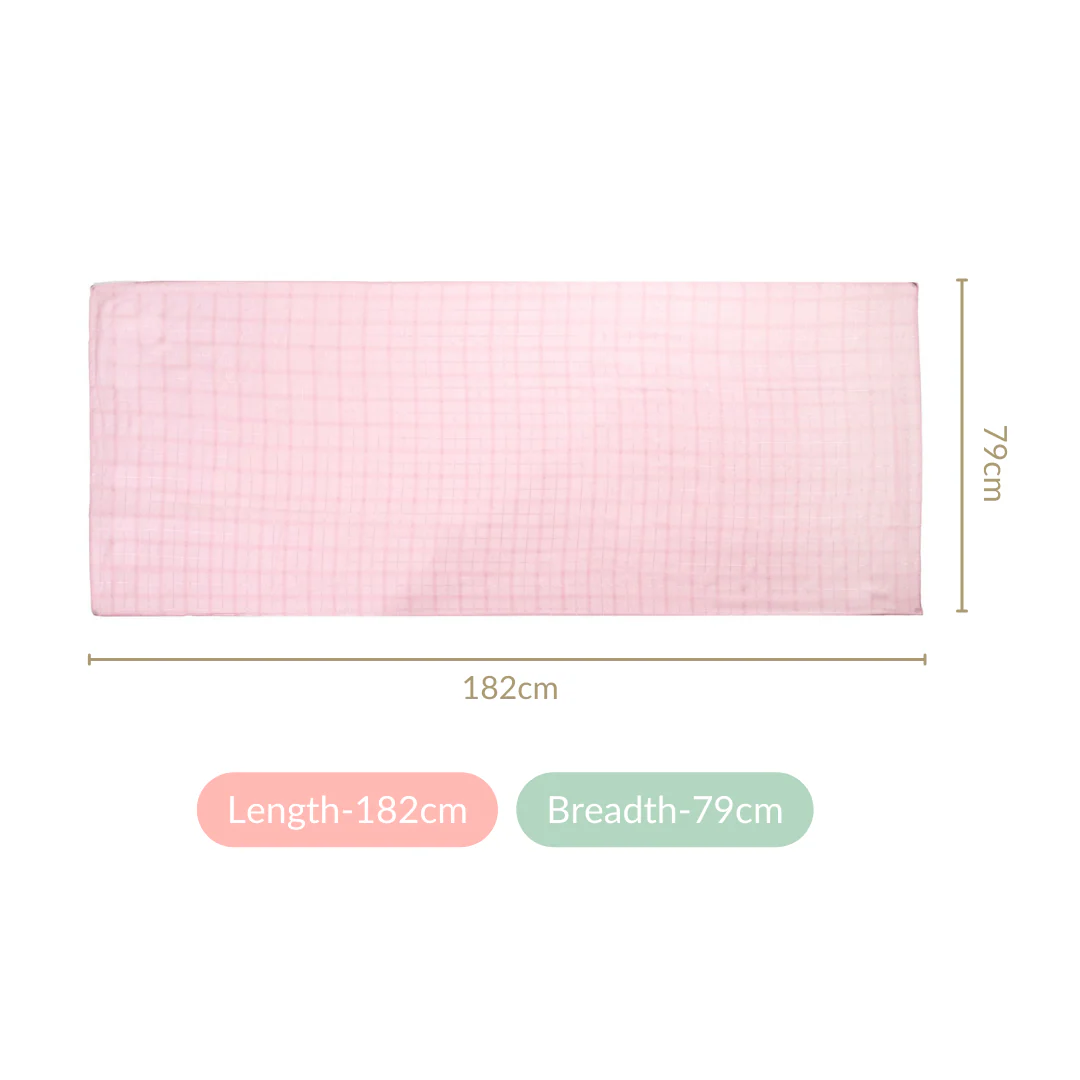 Moire Effect Fashion Scarf For Women Lilac - Image 5