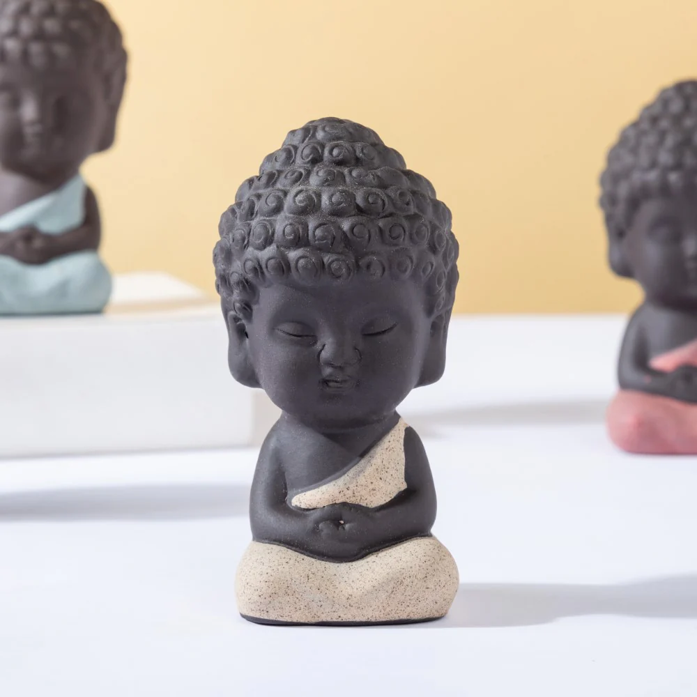 Monk Showpiece Set Of 4 - Image 7