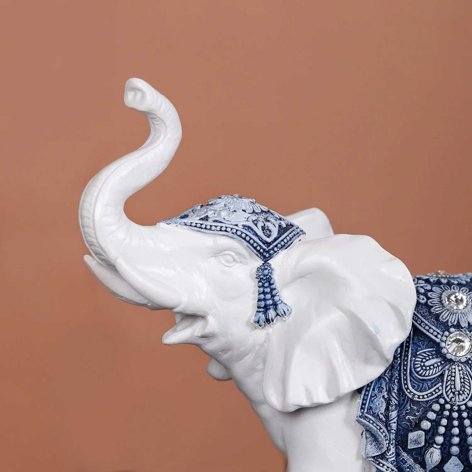 Mother Baby White Elephant Decor Showpiece - Image 9