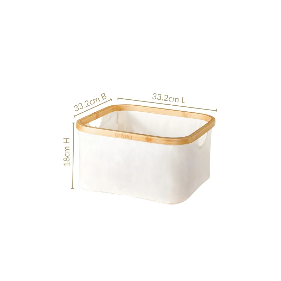 Multi Purpose Cloth Storage Box Off White - Image 4