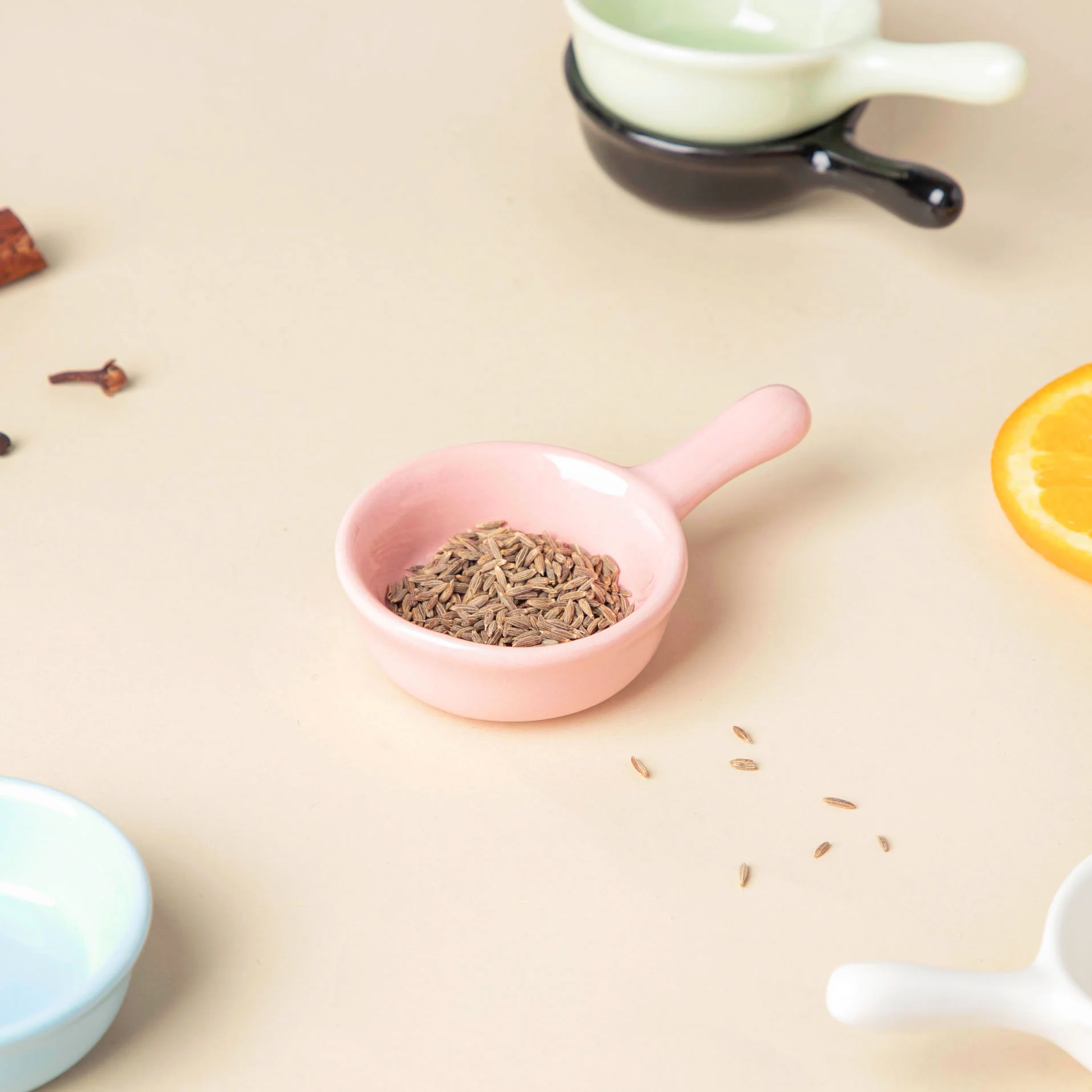 Munch Mania Dip Bowl With Handle Pink 30 ml