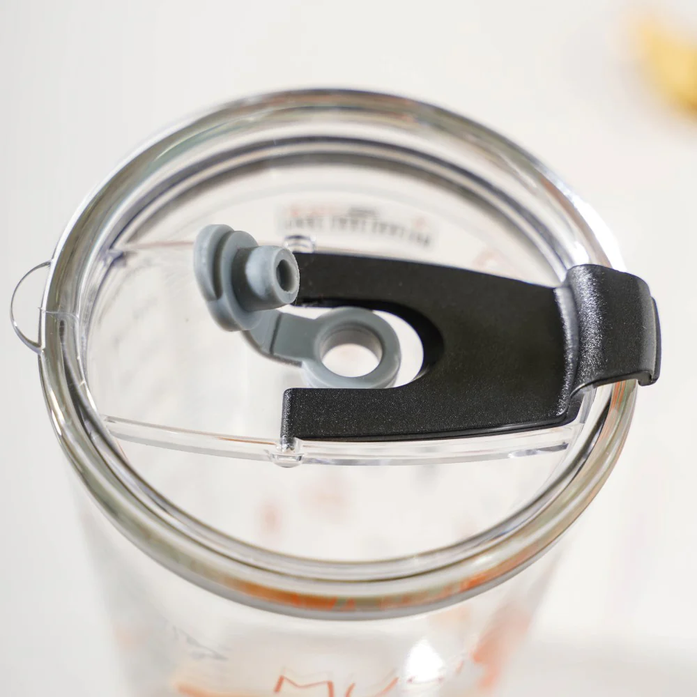 Musical Glass Tumbler With Lid 400 ml - Image 5
